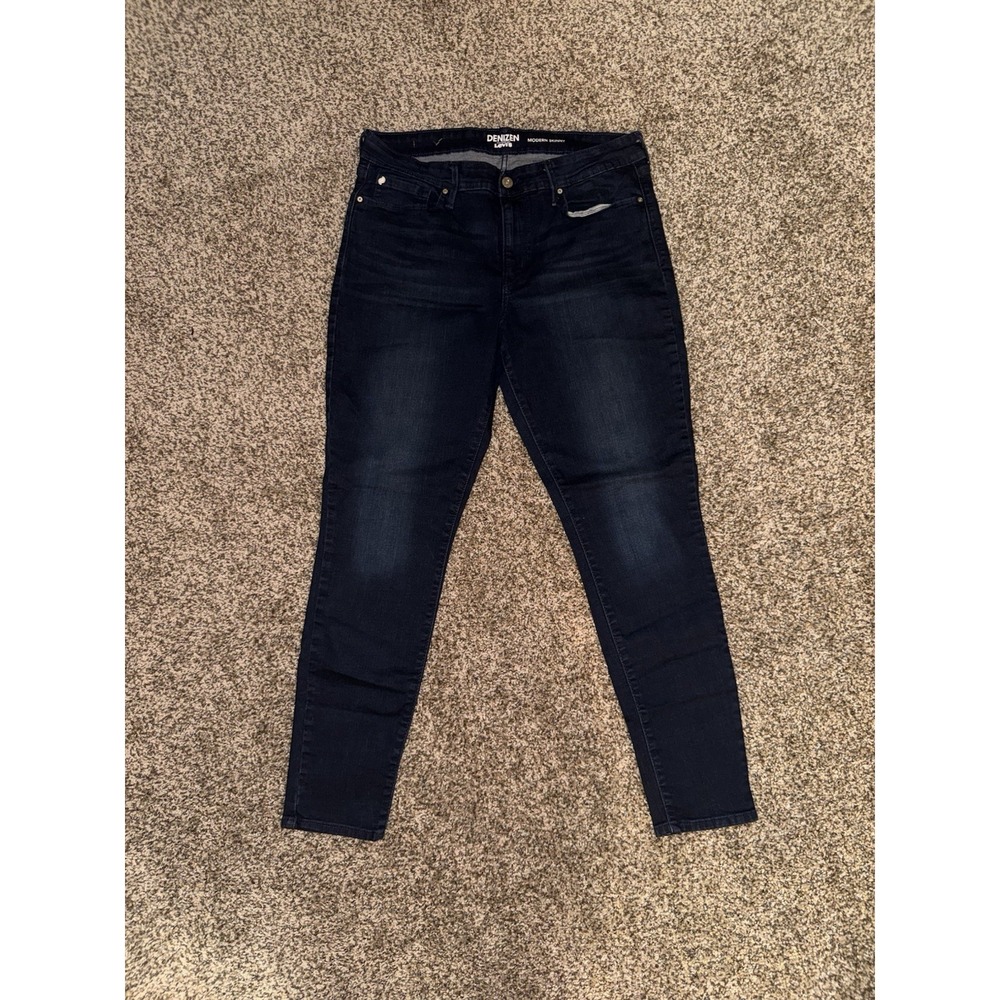 LEVIS DENIZEN 216 Modern Skinny Fit JEANS Size 32 X 30 Medium Wash Denim